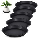 Tianyi - 5 pièces soucoupes pour plantes, 28cm fleur plastique soucoupes pots, coupelle pot de fleur, ... Tianyi - 5 pièces soucoupes pour plantes, 28cm fleur plastique soucoupes pots, coupelle pot de fleur, ...