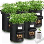 Tianyi - 5 sac plantation pomme de terre avec 60 sacs de semis, 30l sac de plantation non tissé, sac ... Tianyi - 5 sac plantation pomme de terre avec 60 sacs de semis, 30l sac de plantation non tissé, sac ...