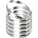Tianyi - 6 collier de serrage tuyau arrosage en acier inoxydable, collier serflex inox 65 - 89mm, metal ... Tianyi - 6 collier de serrage tuyau arrosage en acier inoxydable, collier serflex inox 65 - 89mm, metal ...