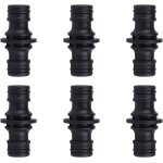 Tianyi - 6 pices raccord, raccords tuyau d'arrosage, lot de embout tuyau arrosage, noir ncessaires ...