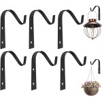 Tianyi - 6 pièces suspension mural crochet plante, crochets de suspension en métal de jardin, crochet ... Tianyi - 6 pièces suspension mural crochet plante, crochets de suspension en métal de jardin, crochet ...