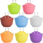 Tianyi - 8 pcs coloré résine tenture murale jardinière pot vertical jardin vivant mur montage fenêtre ... Tianyi - 8 pcs coloré résine tenture murale jardinière pot vertical jardin vivant mur montage fenêtre ...