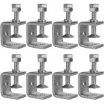 Tianyi - 8 pièces serre joints c 30mm mini serre joint en c acier inoxydable pince en c petit plage de ... Tianyi - 8 pièces serre joints c 30mm mini serre joint en c acier inoxydable pince en c petit plage de ...