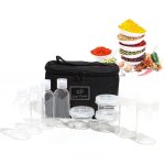 Tianyi - 9 pcs bocaux rangement cuisine pots à épices pot a epices récipient à épices avec sac de transport ... Tianyi - 9 pcs bocaux rangement cuisine pots à épices pot a epices récipient à épices avec sac de transport ...