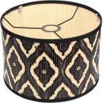 Tianyi - abat - jour  tambour vintage de rechange en tissu pour lampes de table abat - jour suspendu ...