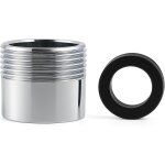 Tianyi - adaptateur de tuyau en laiton chrom - raccord filet de 1 / 2  ig  3 / 4  ag pour tuyaux de ...
