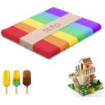 Tianyi - baguettes en bois[50 pcs], grands btons de glace en bois, spatules en bois, btons de bois ...