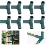 Tianyi - connecteurs de cadre jardin, support plante piquets, joint tuyau en plastique, 16mm, pour serre, ...