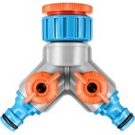 Tianyi - distributeur 2 voies slecteur arrosage pour raccorder au robinets (19 - 25mm) tuyaux, asperseur ...