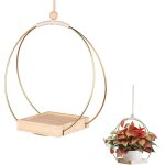 Tianyi - etagère à fleurs suspendue moderne pour balcon et salon - etagère décorative en bois pour pots ... Tianyi - etagère à fleurs suspendue moderne pour balcon et salon - etagère décorative en bois pour pots ...