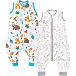Tianyi - gigoteuse d'été à pieds combinaison fille garçon sac de couchage turbulette 0. 5 tog, zoo + ... Tianyi - gigoteuse d'été à pieds combinaison fille garçon sac de couchage turbulette 0. 5 tog, zoo + ...