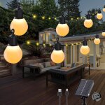 Tianyi - guirlande lumineuse exterieur solaire avec 20 g40 ampoules, 10m 100 led guirlande solaire 8 ... Tianyi - guirlande lumineuse exterieur solaire avec 20 g40 ampoules, 10m 100 led guirlande solaire 8 ...