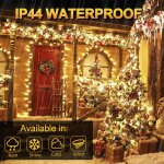 Tianyi - guirlande lumineuse exterieure 50m 500 led guirlande lumineuse sapin de noel lumiere sapin led ...