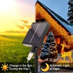 Tianyi - guirlande lumineuse solaire, 5m solaire rideau lumineuse 16 pcs etanche rideau lumineuse 8 modes ... Tianyi - guirlande lumineuse solaire, 5m solaire rideau lumineuse 16 pcs etanche rideau lumineuse 8 modes ...