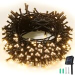 Tianyi - guirlande lumineuses solaires exterieur - 22m 200 led lumires de nol, etanche, 2 modes, guirlande ...