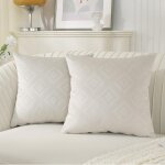 Tianyi - housse coussin 60x60 en velours ctel motif housses pour coussin lombaire fauteuil canap scandinave ...