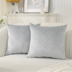 Tianyi - housse coussin 60x60 en velours ctel motif housses pour coussin lombaire fauteuil canap scandinave ...