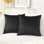 Tianyi - housse coussin 60x60 en velours ctel motif housses pour coussin lombaire fauteuil canap scandinave ...