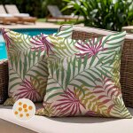 Tianyi - housse de coussin extrieur impermable 45x45 cm dcoratif canap coussin jardin t color ...