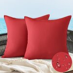 Tianyi - housse coussin exterieur impermeable imitation de lin en polyester coussins canape decoratif ...