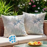 Tianyi - housses de coussin d'extrieur rsistantes aux intempries coussins de jardin impermables etoiles ...