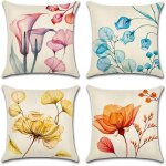 Tianyi - impermable housse de coussin, lot de 4 extrieur canap taie d'oreiller pour patio jardin salon ...