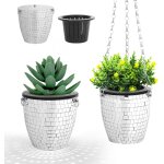 Tianyi - jardinière boule disco, pot de fleur suspendu boule à facette, argentés miroir boule disco vase, ... Tianyi - jardinière boule disco, pot de fleur suspendu boule à facette, argentés miroir boule disco vase, ...