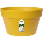 Tianyi - loft urban coupe 35 - pot de fleurs pour extrieur - Ø 34. 5 x h 20. 2 cm - jaune / ocre
