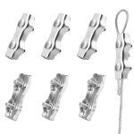 Tianyi - m6 serre cable acier 6 pices duplex clips serre cbles en acier inoxydable 304 pinces duplex ...