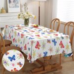 Tianyi - nappe rectangulaire anti tache, nappe de table enduite nappe fleurie 140x180, nappe exterieur ... Tianyi - nappe rectangulaire anti tache, nappe de table enduite nappe fleurie 140x180, nappe exterieur ...