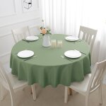Tianyi - nappe ronde - 140 cm - motif pques et printemps - lavable et impermable - pour fte, balcon, ...