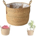 Tianyi - panier osier pour plantesgrand potde fleurs tressé en rotin, cache pot intérieur moderne et ... Tianyi - panier osier pour plantesgrand potde fleurs tressé en rotin, cache pot intérieur moderne et ...