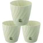 Tianyi - petits pots de semis 15 cm, ensemble de 3 pots en plastique pour plantes d'intrieur, idal ...