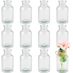 Tianyi - petits vases, 12 pices 125 ml vase transparent pour dcoration de table 10, 2 cm mini vase ...