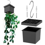 Tianyi - pots de plantes suspendus - intrieur / extrieur pour plantes grimpantes relles & artificielles ...