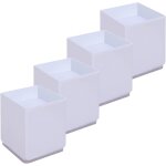 Tianyi - rehausseur pieds de lit lot de 4 u200bacier carbone, risers de meubles ajoutent hauteur de 5cm, ... Tianyi - rehausseur pieds de lit lot de 4 u200bacier carbone, risers de meubles ajoutent hauteur de 5cm, ...