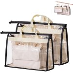 Tianyi - sac de rangement pour sac  main, housse de rangement transparente anti - poussire, sac de ...