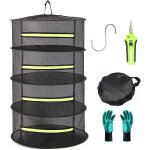 Tianyi - schoir  herbes  4 couches avec fermeture clair, panier pliable  suspendre en maille avec ...