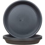 Tianyi - soucoupe pot fleur 27cm gris en plastique pots de fleurs lot de 5 soucoupes - pour plantes d'intérieu ... Tianyi - soucoupe pot fleur 27cm gris en plastique pots de fleurs lot de 5 soucoupes - pour plantes d'intérieu ...