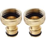 Tianyi - topways laiton 3 / 4'' bsp nez de robinet d'arrosage  visser dbit tap connector threaded ...