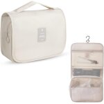 Tianyi - trousse de toilette avec 3 poches de rangement humide et sec, crochet de suspension intégré ... Tianyi - trousse de toilette avec 3 poches de rangement humide et sec, crochet de suspension intégré ...