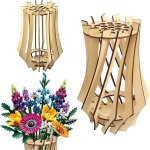 Tianyi - vase en bois pour fleurs lego, puzzle en bois, petits vases pour décoration de table, support ... Tianyi - vase en bois pour fleurs lego, puzzle en bois, petits vases pour décoration de table, support ...