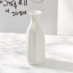 Tianyi - vase cramique blanc moderne - dcoratif pour centre de table, salon, chambre a coucher - pour ...