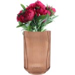 Tianyi - vase decoratif, dcoration maison, vase fleur en verre, moka, 12x19. 3cm