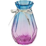 Tianyi - vase en verre dgrad multicolore vase gomtrique a facettes en verre color pour la maison, ...