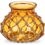 Tianyi - vase en verre tiss a couvercle - vase dcoratif de style ferme - vase a fleurs en verre pour ...