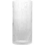 Tianyi - vase en verre transparent pour fleurs, vase nervuré, grand vase cylindrique en verre pour salon, ... Tianyi - vase en verre transparent pour fleurs, vase nervuré, grand vase cylindrique en verre pour salon, ...