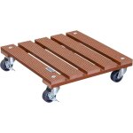 Tianyi - wagner support  roulettes pour pot de fleur wpc 29 x 29 x 7, 5 cm i intrieur + extrieur i ...