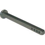Tige carr�e bouchon de diam�tre 6mm et de longueur 90mm 4 trous finition en acier zingu� - duval - 34 ...