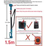 Tiges d'extension et segmentes tlescopiques, accessoires pour outils lectriques de jardin, connecteur ...